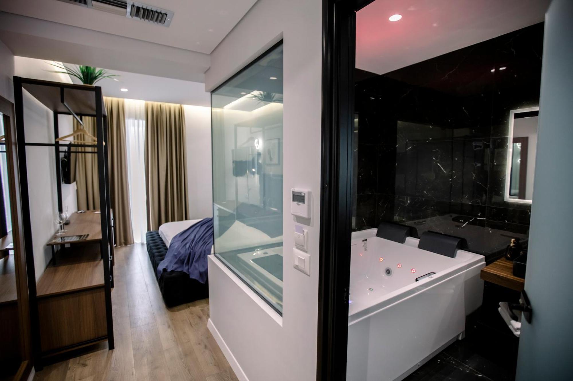 Hotel Olsi Sarande Bagian luar foto